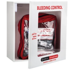 Curaplex ®Bleeding Control Wall Cabinets, White MetalBy Curaplex