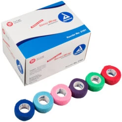 Dynarex ®Sensi-Wrap Self-adherent Bandage Rolls, RainbowBy Dynarex