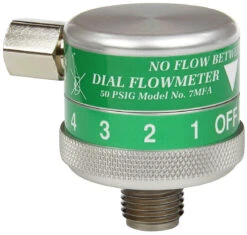 Precision ®Dial Flowmeter/Flow Selector Valve, 0-25LpmBy Precision Medical