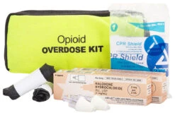 Curaplex ®Opioid Overdose 2-Dose Kit With Face Shield, Safety YellowBy Curaplex
