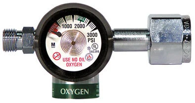 Amvex Tank Brass Regulator, LargeBy Ohio Medical 3 Amvex Tank Brass Regulator, LargeBy Ohio Medical