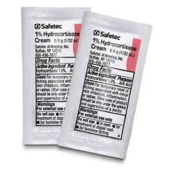Safetec ®Hydrocortisone Cream, 1%, 0.9g PacketsBy Safetec Of America 5 Safetec ®Hydrocortisone Cream, 1%, 0.9g PacketsBy Safetec Of America -Medical Supply Store S53110 p02 1200Wx1200H 8843170119710